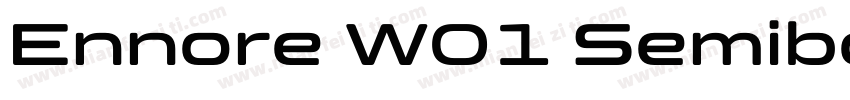 Ennore W01 Semibold字体转换